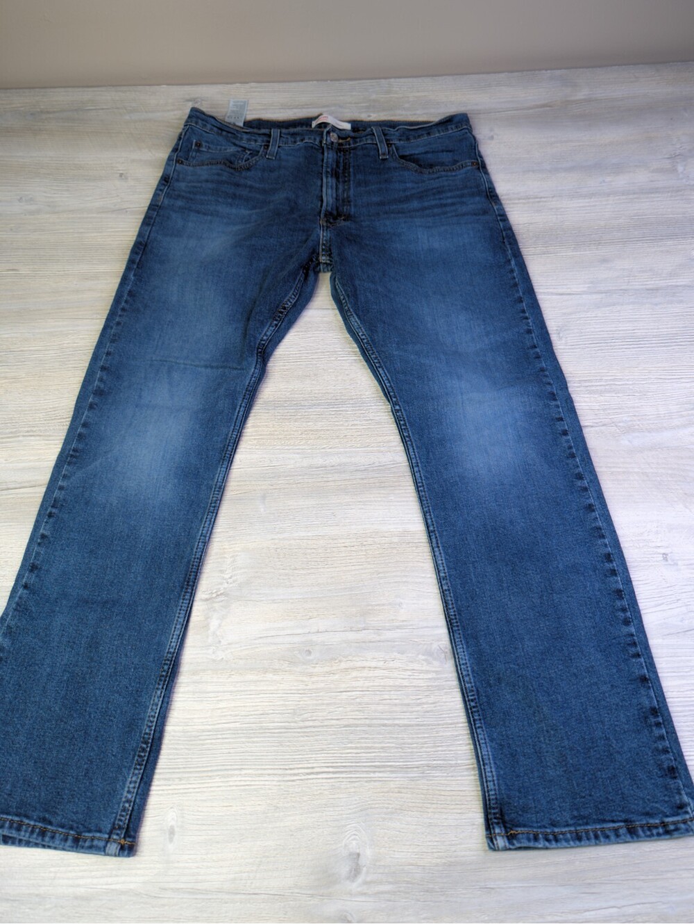 Levi's Signature Straight Fit Blue Denim Jeans 36/30